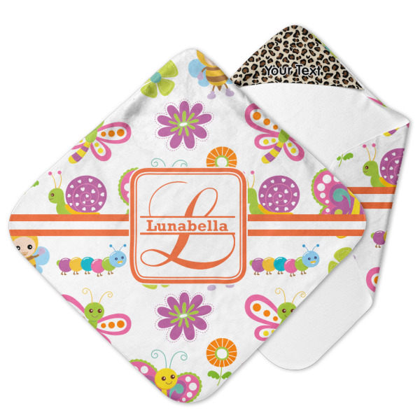Custom Leopard Print Hooded Baby Towel (Personalized)