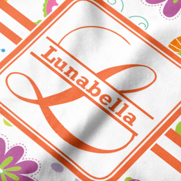 Custom Design - Hooded Baby Towel- Detail Close Up