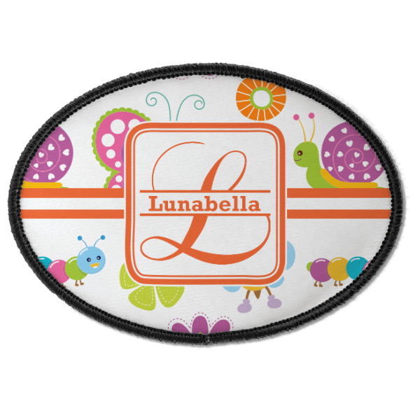 Custom Design - Iron On Patch - Oval - Front