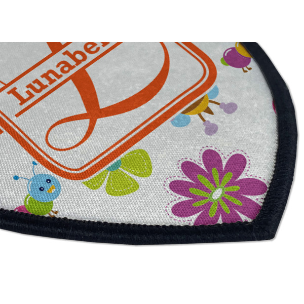 Custom Design - Iron On Patch - Shield - Style B - Closeup