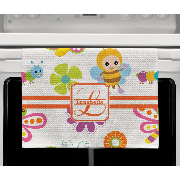 Custom Design - Waffle Weave Towel - Full Color Print - Lifestyle2 Image