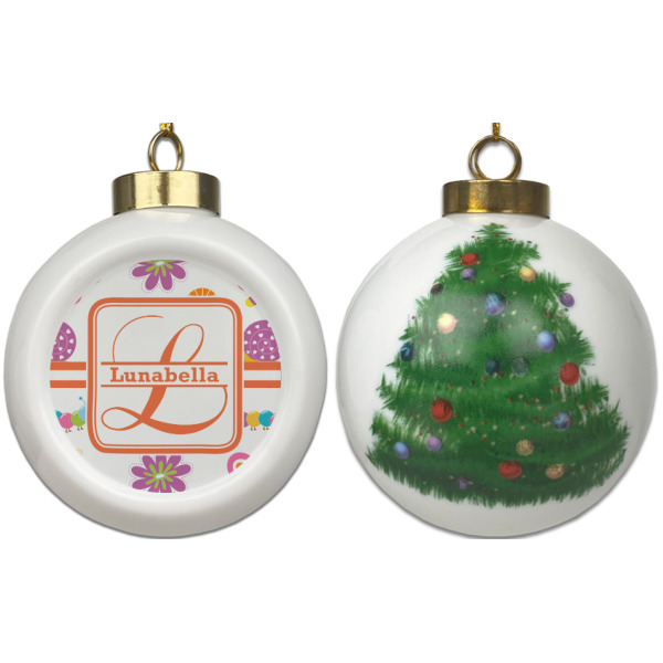 Custom Design - Ceramic Christmas Ornament - X-Mas Tree (APPROVAL)