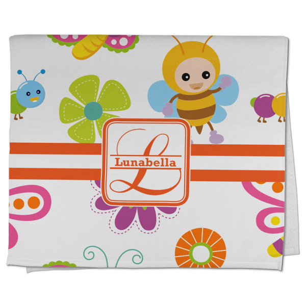 Custom Leopard Print Kitchen Towel - Poly Cotton w/ Name and Initial