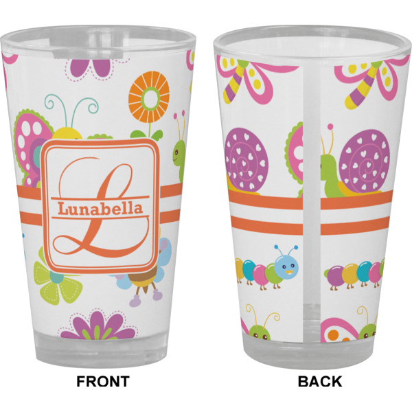 Custom Design - Pint Glass - Full Color - Front & Back Views