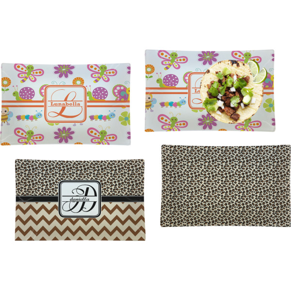 Custom Design - Set of Rectangular Dinner Plates