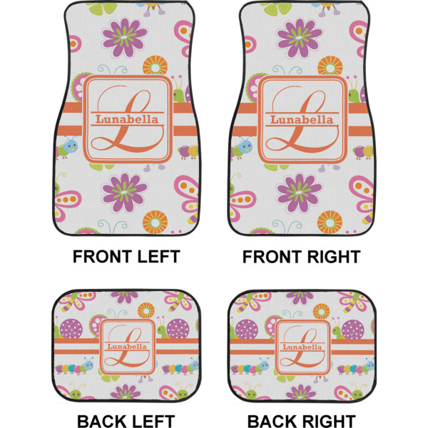 Custom Design - Car Floor Mats Set (2F + 2B)