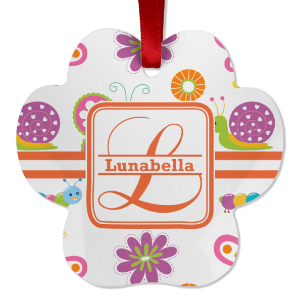 Custom Design - Metal Paw Ornament - Front