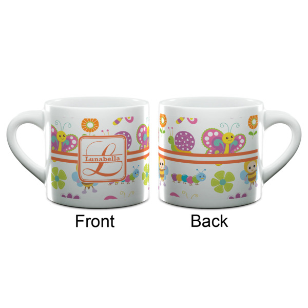 Custom Design - Double Shot Espresso Cup - Single - Front & Back