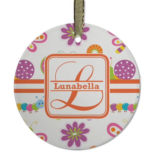 Custom Design - Frosted Glass Ornament - Round