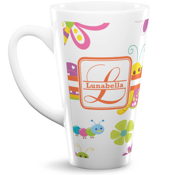 Custom Leopard Print Latte Mug (Personalized)