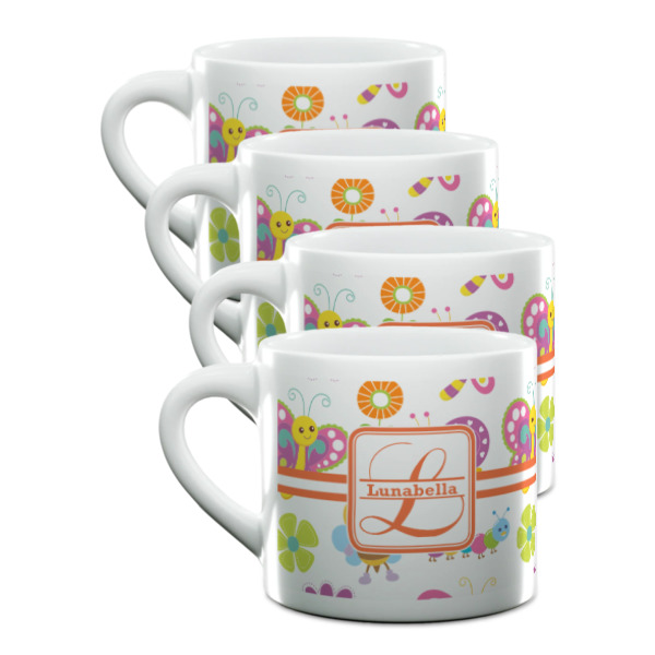 Custom Design Your Own Double Shot Espresso Cups - Set of 4