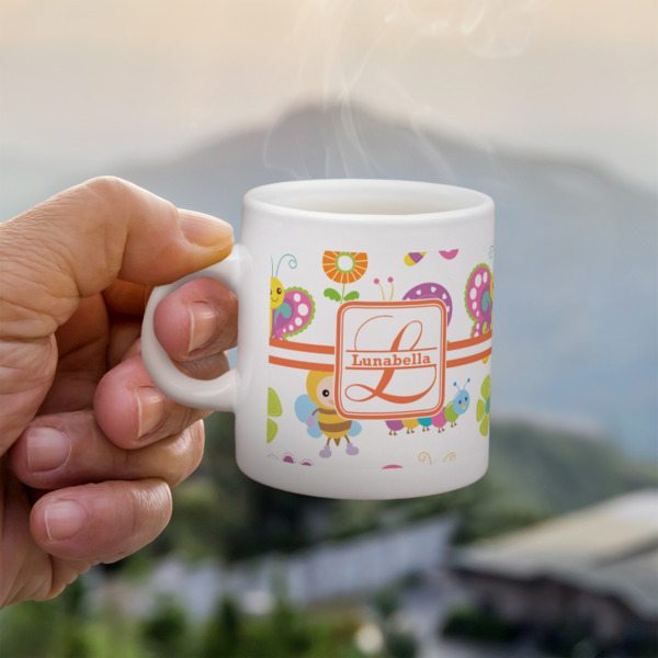 Custom Design - Single Shot Espresso Cup - Lifestyle in Hand