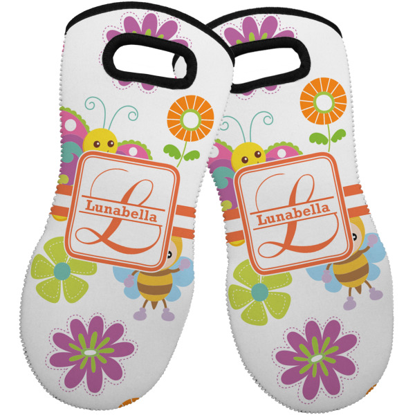 Custom Design - Neoprene Oven Mitt -Set of 2 - Front