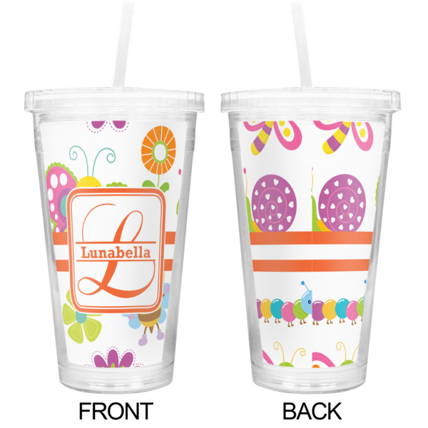 Custom Design - Double Wall Tumbler with Straw - Approval