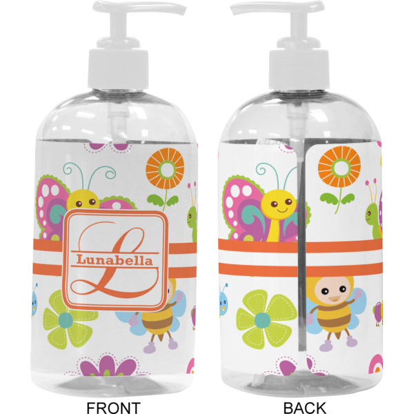 Custom Design - 16 oz Plastic Liquid Dispenser - Approval - White