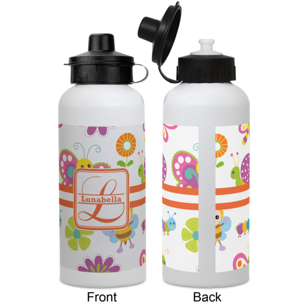 Custom Design - Aluminum Water Bottle - White APPROVAL