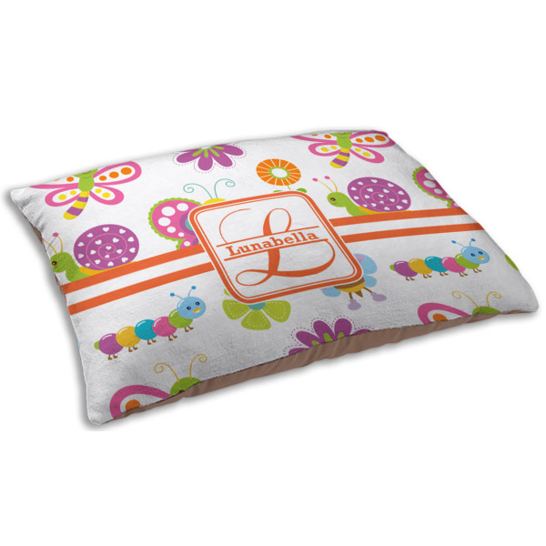 Custom Leopard Print Dog Bed - Small w/ Name and Initial