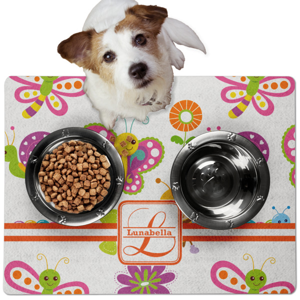 Custom Design - Dog Food Mat - Medium LIFESTYLE