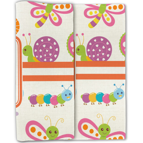 Custom Design - Linen Placemat - Double Sided - Folded Half