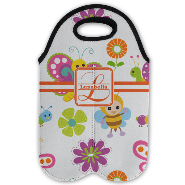 Custom Design - Double Wine Tote - Flat