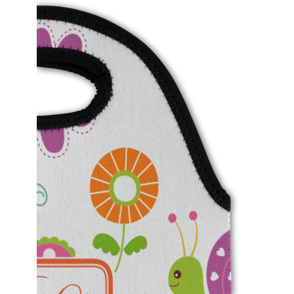 Custom Design - Double Wine Tote - Top Closeup