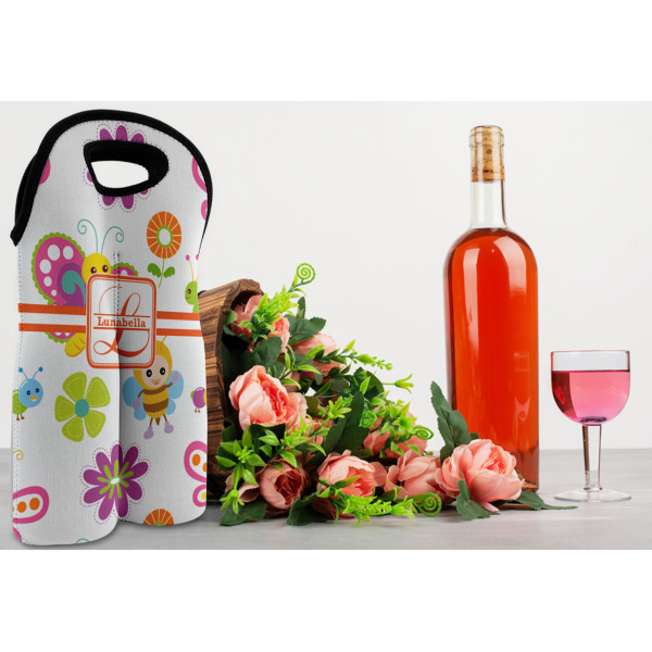 Custom Design - Double Wine Tote - In Context
