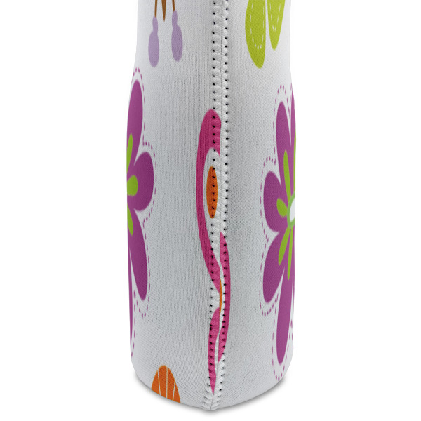 Custom Design - Double Wine Tote - Side Closeup