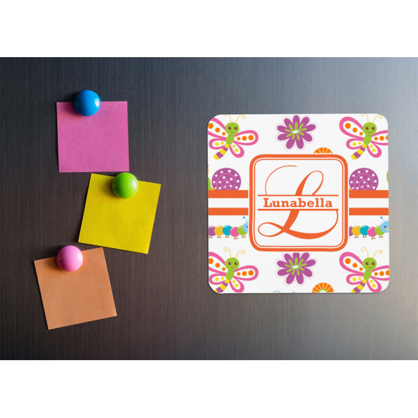 Custom Design - Square Fridge Magnet - LIFESTYLE