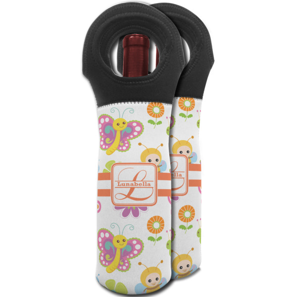 Custom Design - Wine Tote Bag - Two Bags