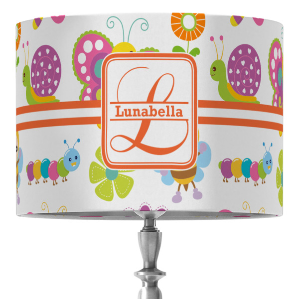 Custom Leopard Print 16" Drum Lamp Shade - Fabric (Personalized)