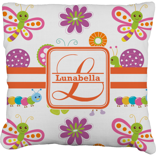 Custom Leopard Print Faux-Linen Throw Pillow 18" (Personalized)