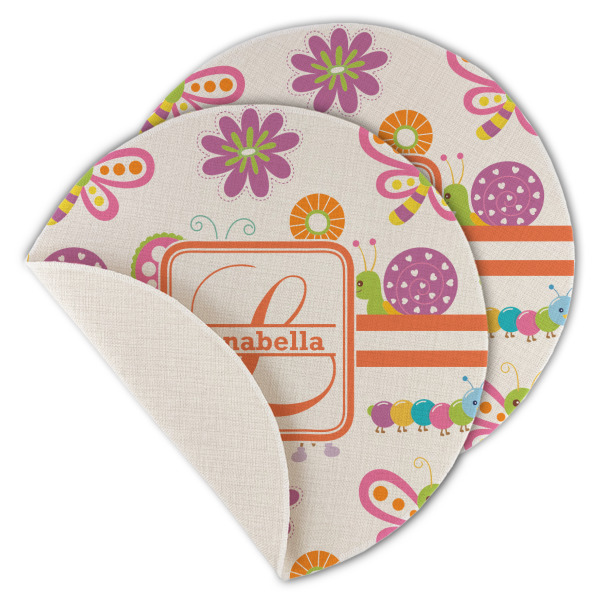 Custom Design - Round Linen Placemats - MAIN (Single Sided)