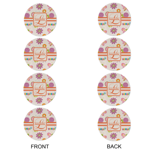 Custom Design - Round Linen Placemats - APPROVAL Set of 4 (double sided)