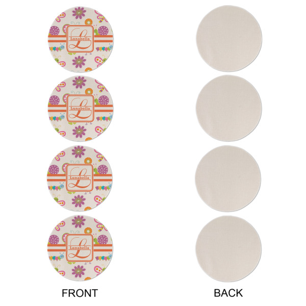 Custom Design - Round Linen Placemats - APPROVAL Set of 4 (single sided)
