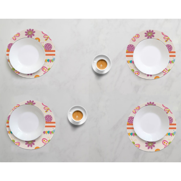 Custom Design - Round Linen Placemats - LIFESTYLE (set of 4)