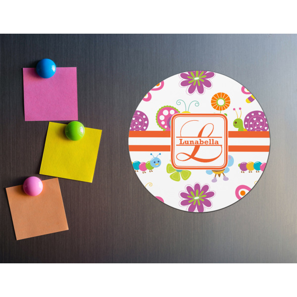 Custom Design - Round Fridge Magnet - LIFESTYLE