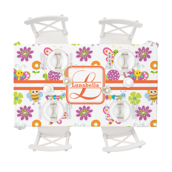 Custom Design - Tablecloths (58"x102") - TOP VIEW (with plates)