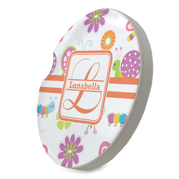 Custom Design - Sandstone Car Coaster - Standing Angle