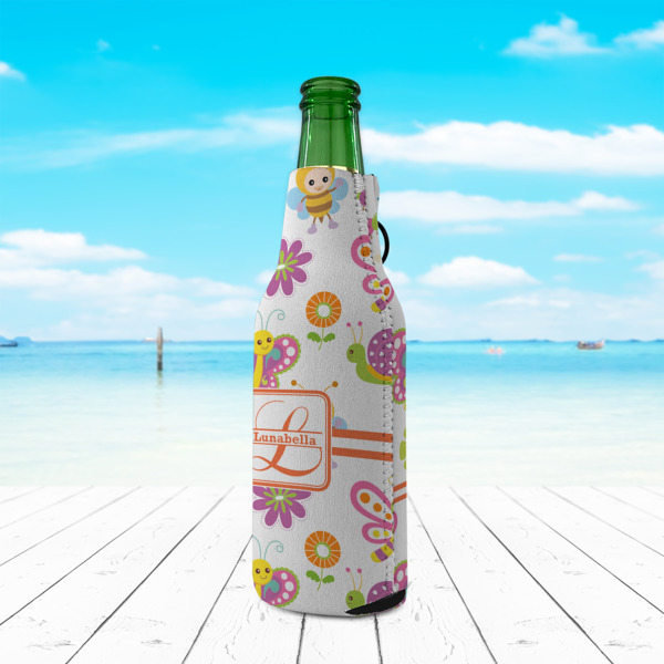 Custom Design - Zipper Bottle Cooler - LIFESTYLE