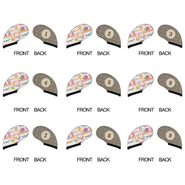 Custom Design - Golf Club Covers - APPROVAL (set of 9)