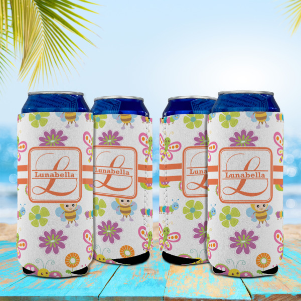 Custom Design - Can Cooler - 16oz - Set of 4 - In Context