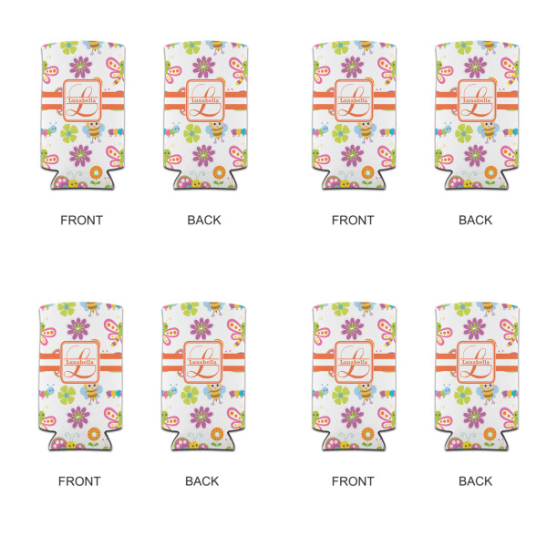 Custom Design - Can Cooler - Tall 12oz - Set of 4 - Front & Back