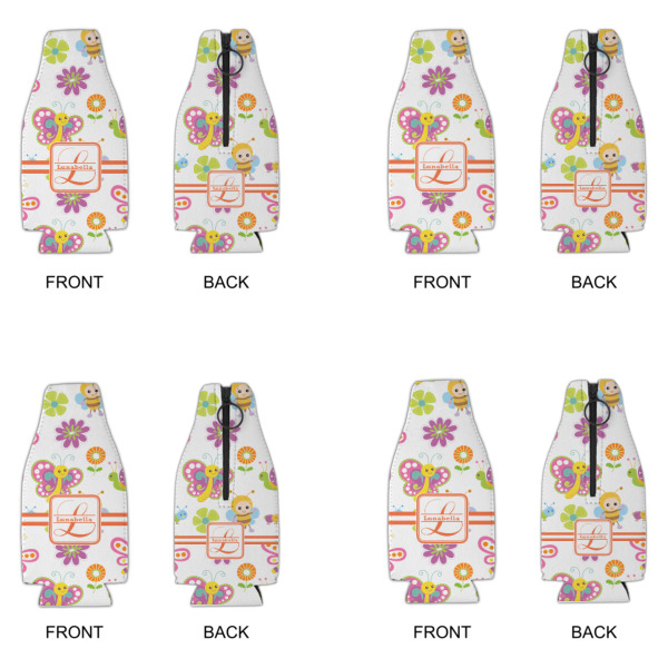 Custom Design - Zipper Bottle Cooler - Set of 4 - Approval