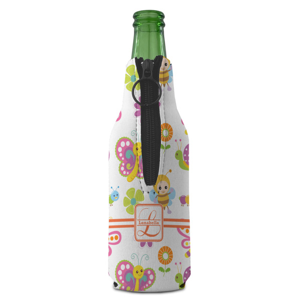 Custom Design - Zipper Bottle Cooler - BACK (bottle)