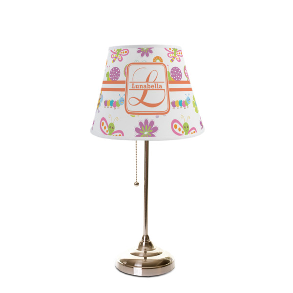 Custom Design - Poly Film Empire Lampshade - On Stand