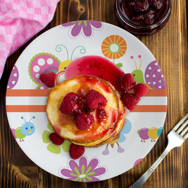 Custom Design - Melamine Plate 8 inches - LIFESTYLE