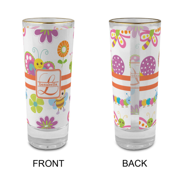 Custom Design - Glass Shot Glass - 2oz - Single - Front & Back
