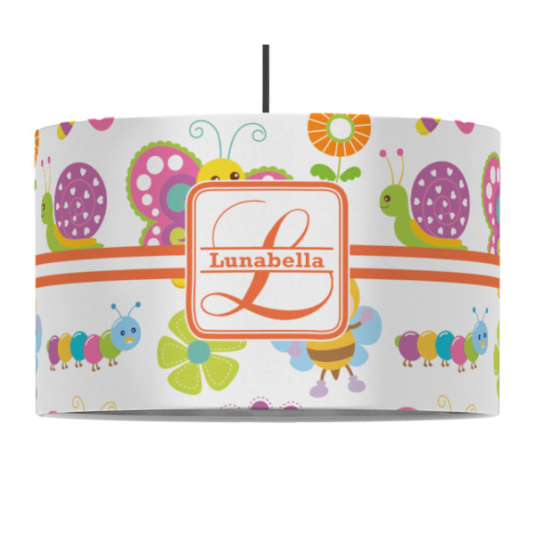 Custom Design - 12" Drum Lampshade - PENDANT (Fabric)