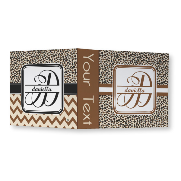 Custom Design - 3 Ring Binders - Full Wrap - 3" - Open Outside