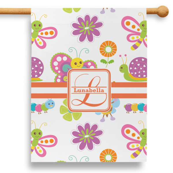 Custom Leopard Print 28" House Flag (Personalized)